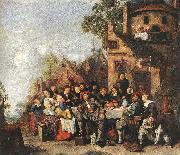 MOLENAER, Jan Miense Tavern of the Crescent Moon g oil on canvas